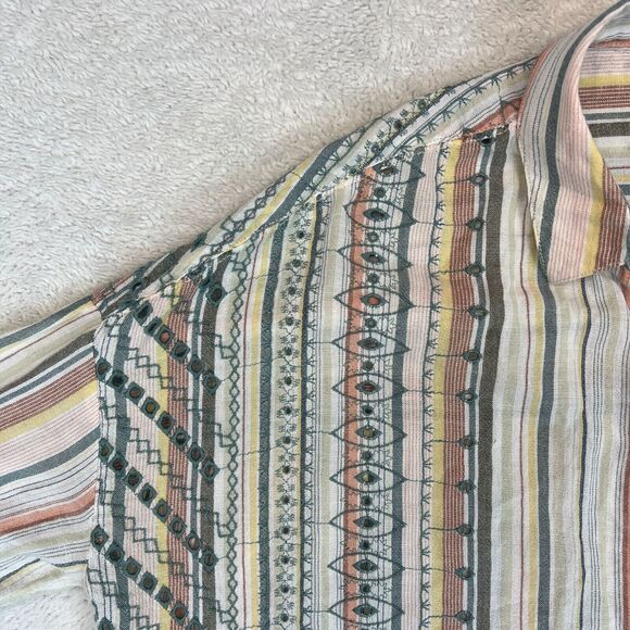 Anthropologie BoHo Akemi + Kin Women's Button Up Top Sz XS / S - Picture 8 of 9